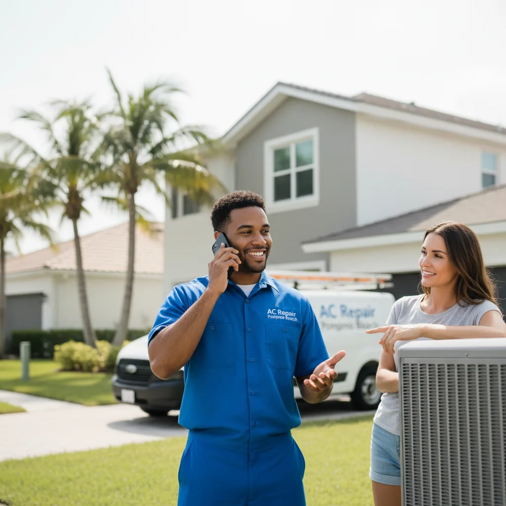 AC Repair Pompano Beach customer support in Harristown